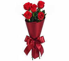 Букет 5 Красных роз Эдлесс Лав в Красной Поляне Краснодарского края
