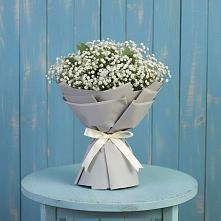 Букет цветов из:  Гипсофила в Красной Поляне Краснодарского края