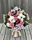 Букет цветов из: Альстромерии, Гвоздики, Розы и Хризантемы в Красной Поляне Краснодарского края
