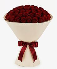 Букет 101 Бордовая роза Блэк Бакарра #REPLACE_PRED# Красной Поляне Краснодарского края