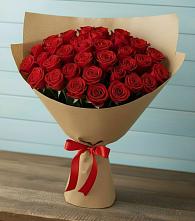 Букет Красные розы Милано в Красной Поляне Краснодарского края