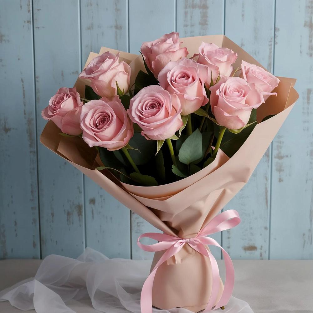 Букет цветов из: Розы в Красной Поляне Краснодарского края