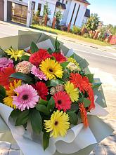 Букет цветов из:  Герберы #REPLACE_PRED# Красной Поляне Краснодарского края