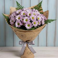 Букет цветов из:  Хризантемы в Красной Поляне Краснодарского края