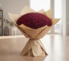 Букет 101 Красная роза #REPLACE_PRED# Красной Поляне Краснодарского края