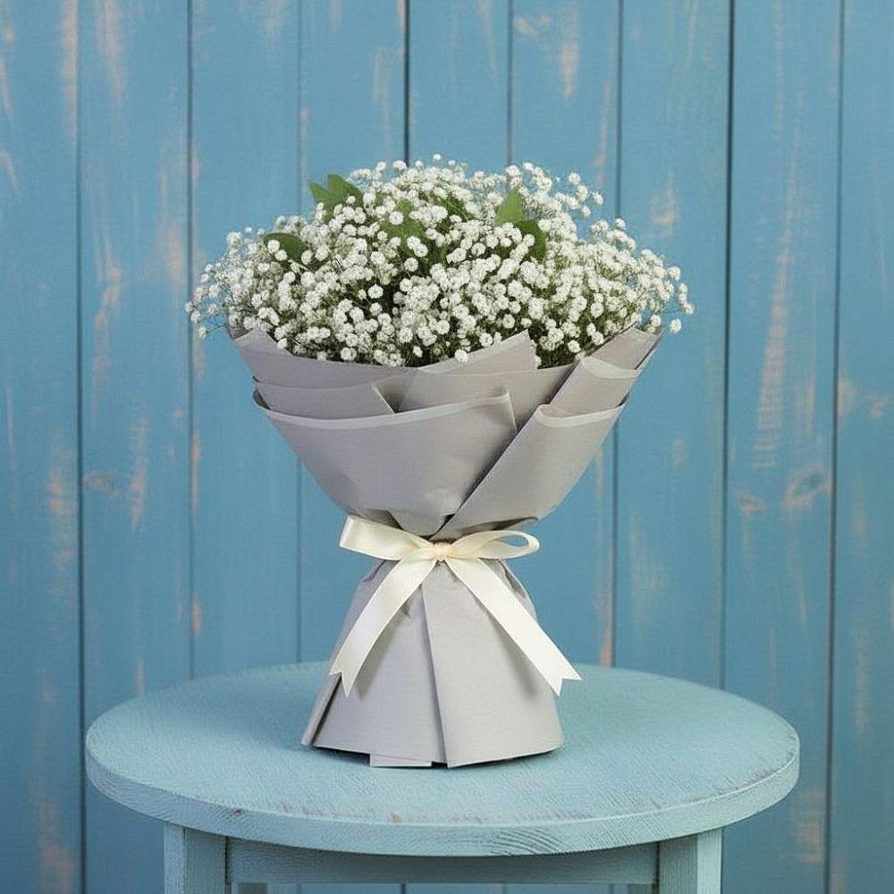 Букет цветов из: Гипсофила в Красной Поляне Краснодарского края