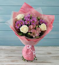 Букет цветов из:  Герберы в Красной Поляне Краснодарского края